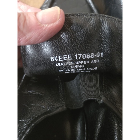 Florsheim Loafers Men's Sz 8.5EEE Black Leather Slip On Dress Shoes - Picture 8 of 8